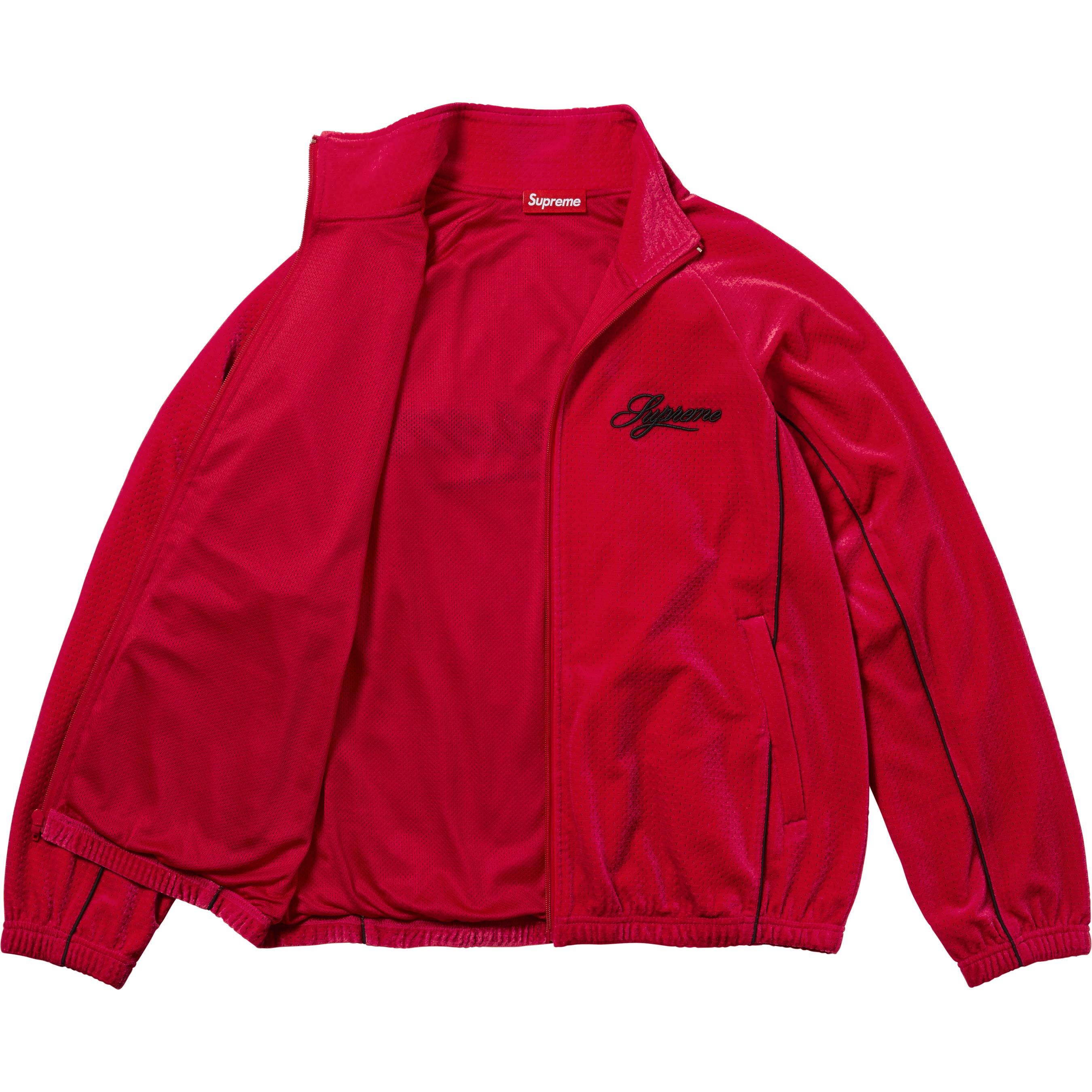 Velour Mesh Track Jacket view 16